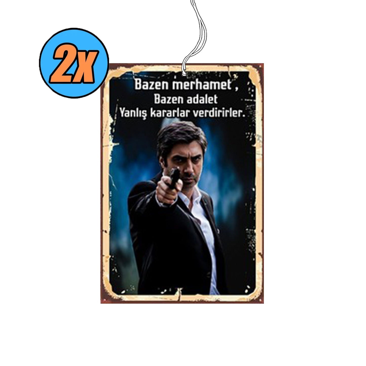 2x Kurtlar Vadisi Polat Alemdar Duftbaum / Lufterfrischer