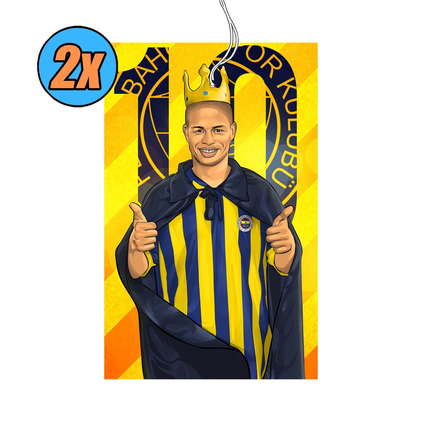 2x Kral Alex De Souza Duftbaum / Lufterfrischer