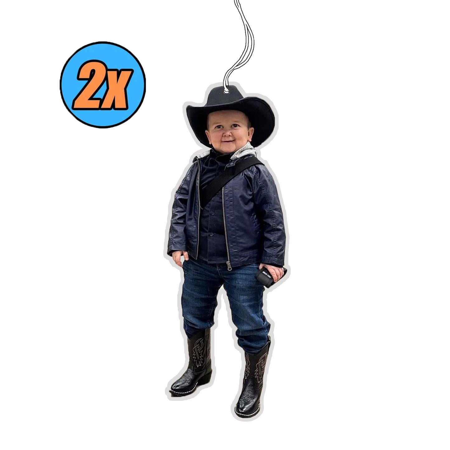 2x HASBULLA COWBOY Duftbaum / Lufterfrischer