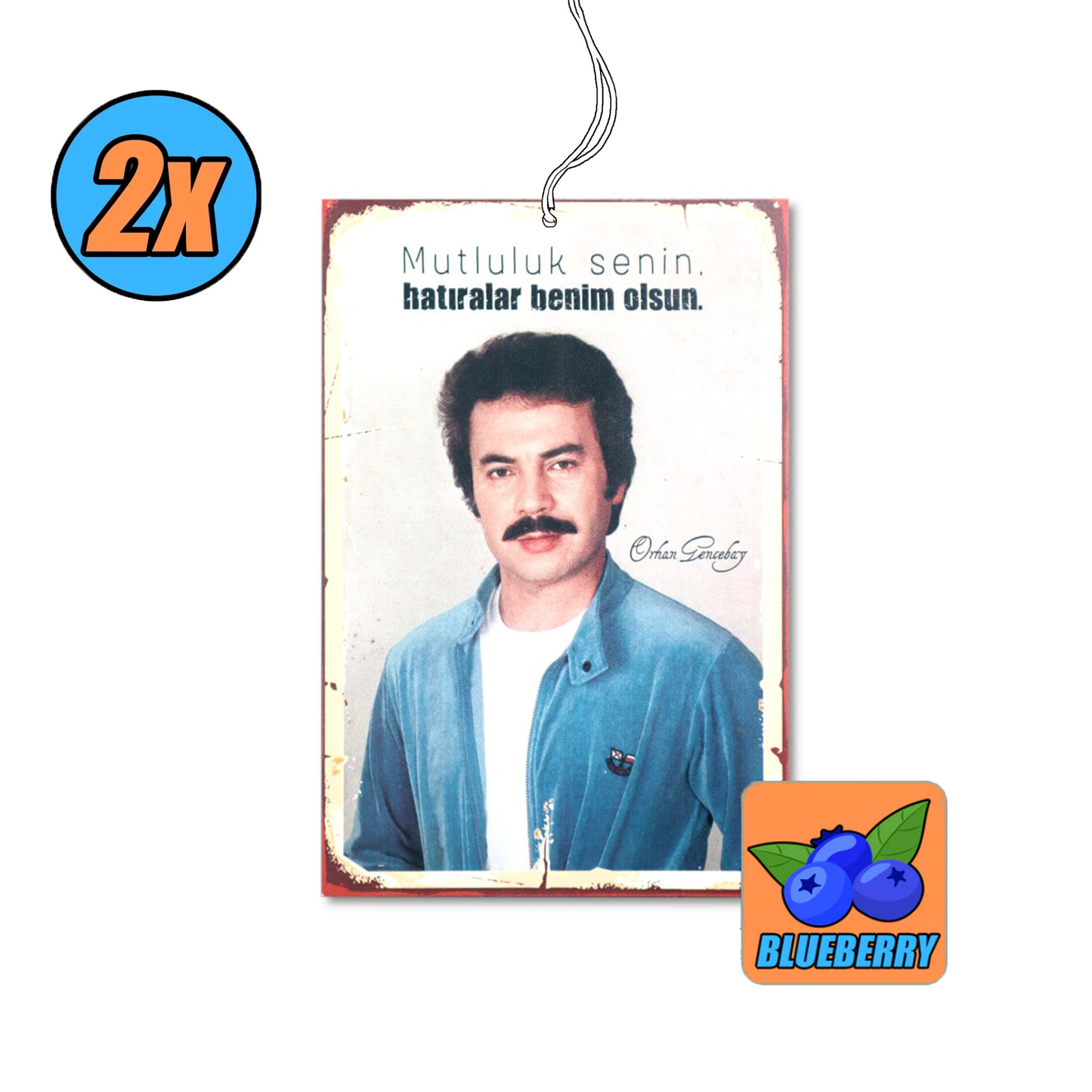 2x Orhan Gencebay Duftbaum / Lufterfrischer