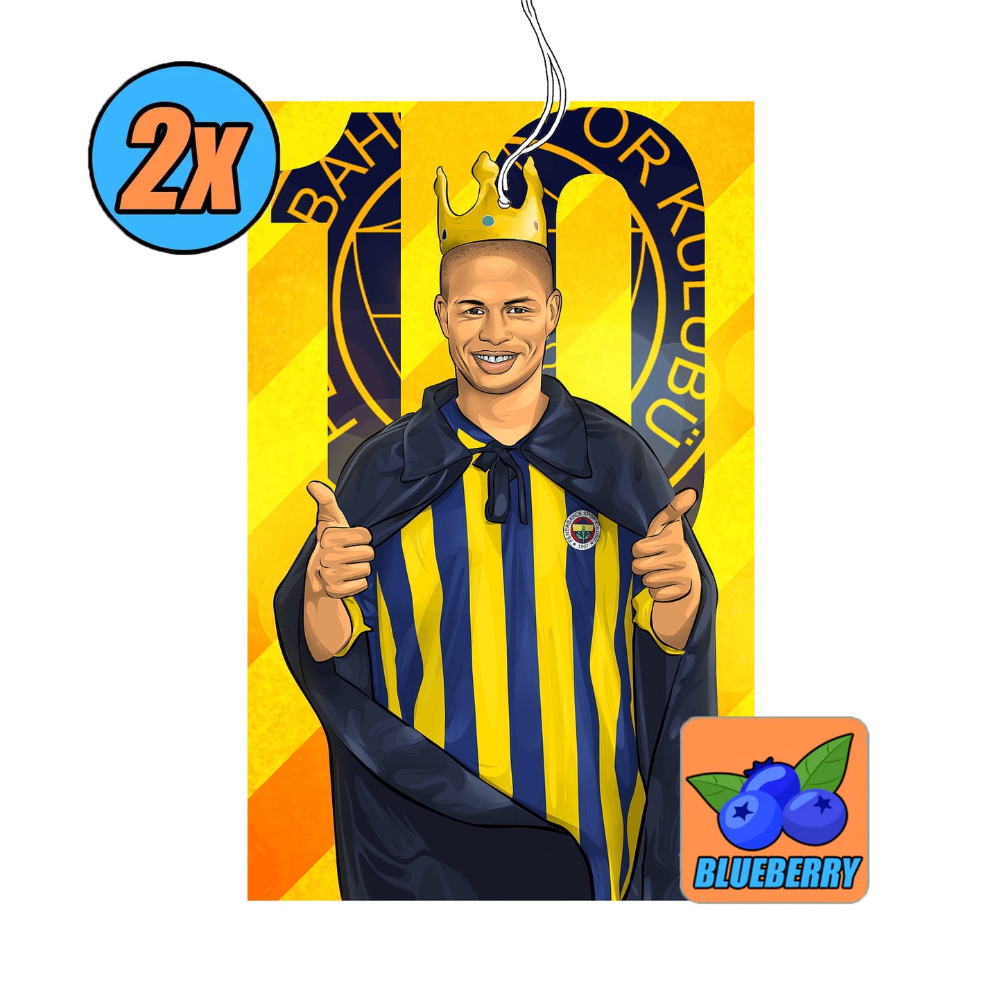 2x Kral Alex De Souza Duftbaum / Lufterfrischer