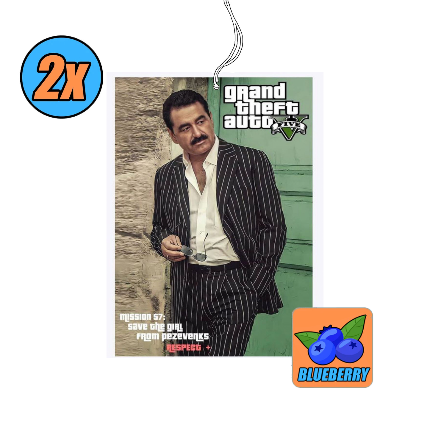 2x Ibrahim Tatlıses Gta Duftbaum / Lufterfrischer