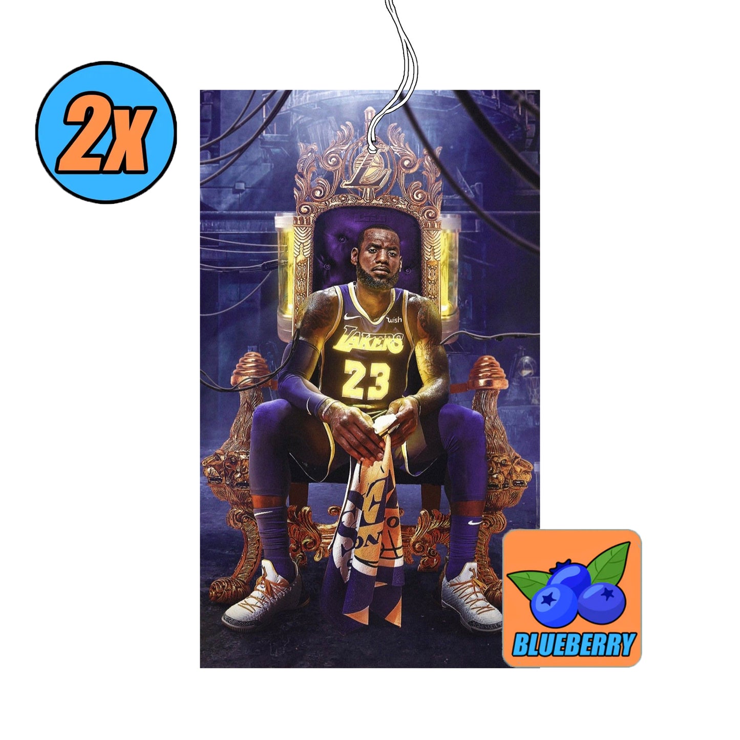 2x LeBron James Duftbaum / Lufterfrischer