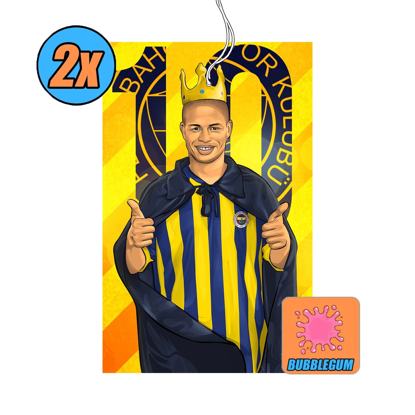 2x Kral Alex De Souza Duftbaum / Lufterfrischer