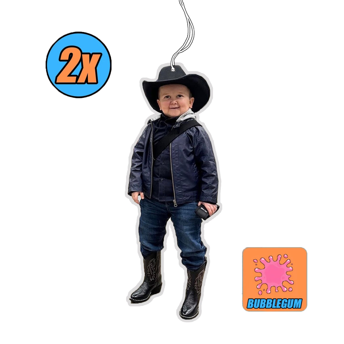 2x HASBULLA COWBOY Duftbaum / Lufterfrischer