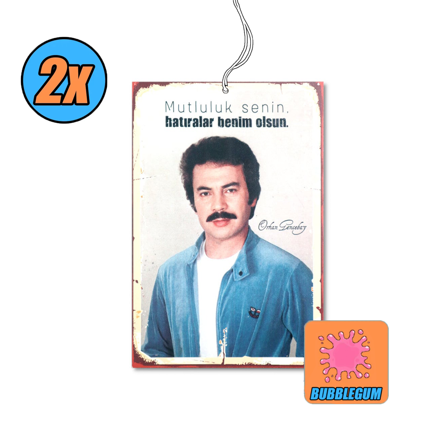 2x Orhan Gencebay Duftbaum / Lufterfrischer