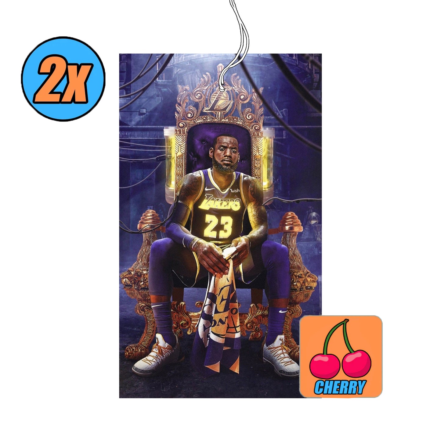 2x LeBron James Duftbaum / Lufterfrischer
