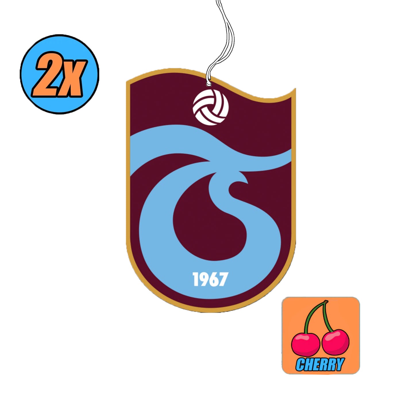 2x Trabzonspor Duftbaum / Lufterfrischer