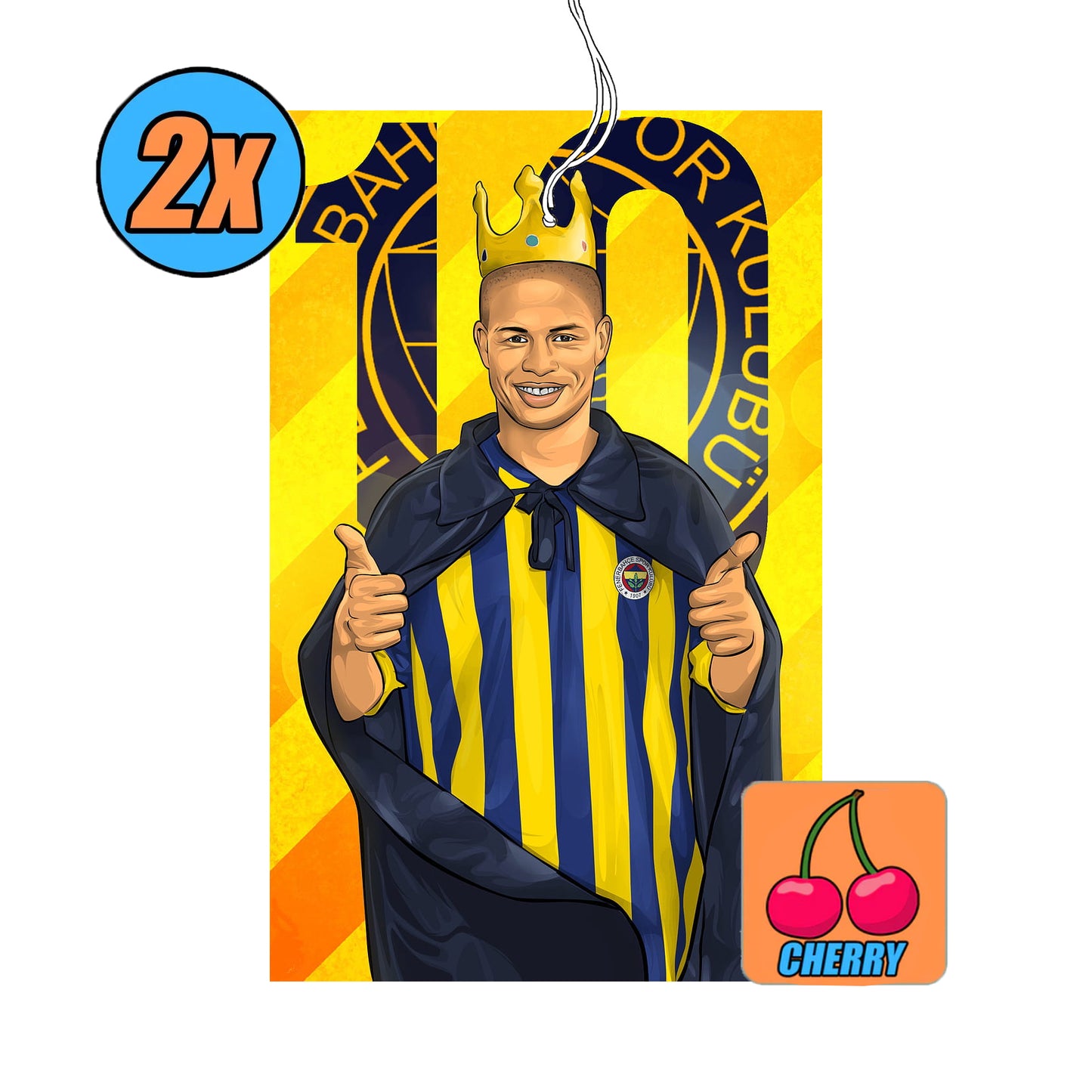2x Kral Alex De Souza Duftbaum / Lufterfrischer