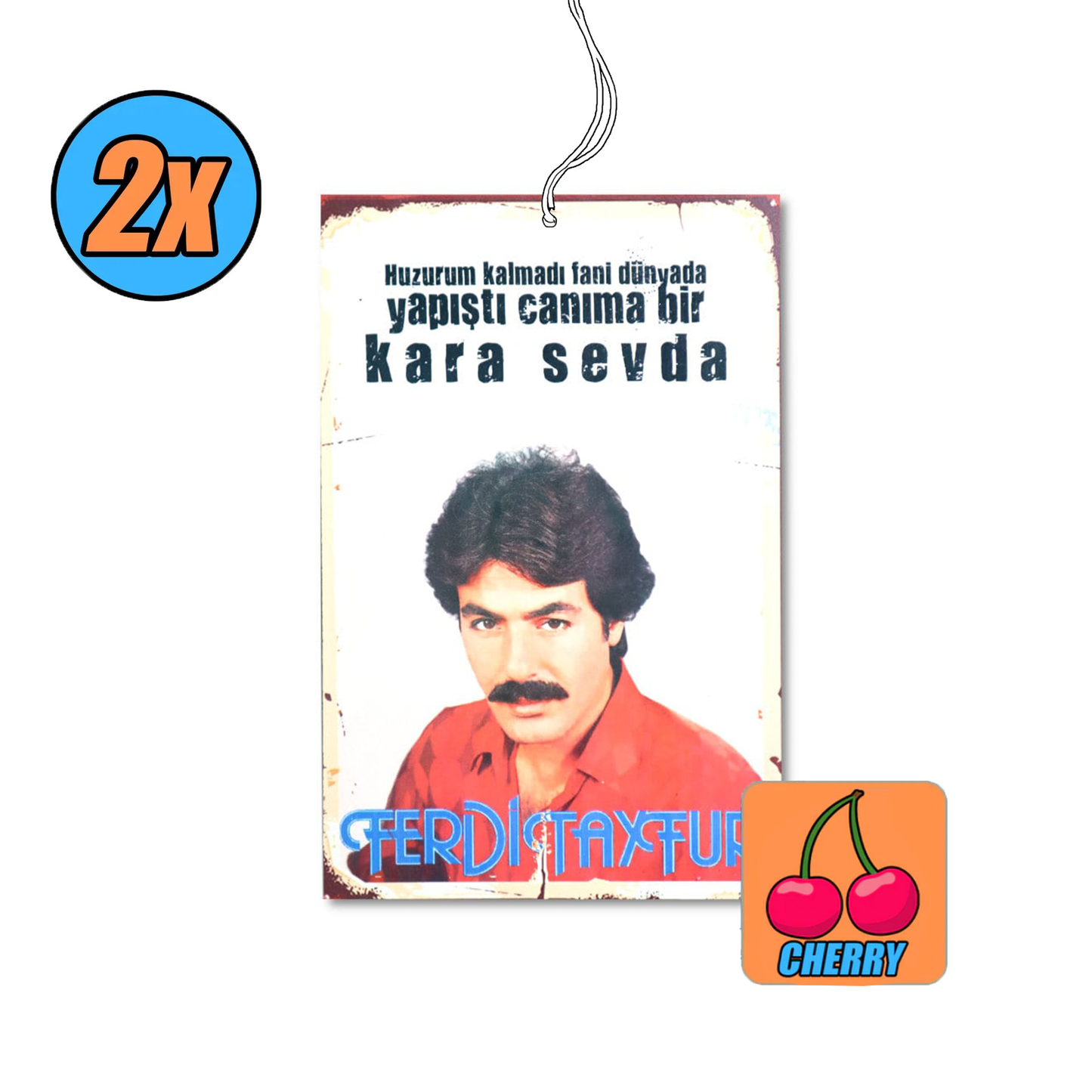 2x Ferdi Tayfur Kara Sevda Duftbaum / Lufterfrischer