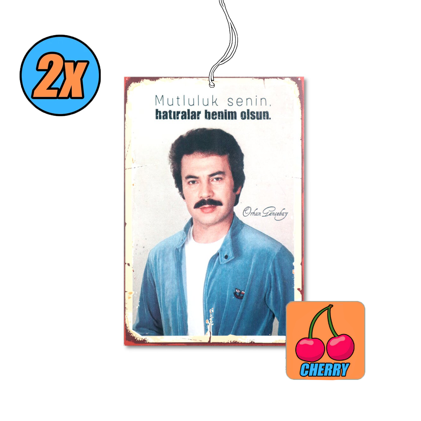 2x Orhan Gencebay Duftbaum / Lufterfrischer