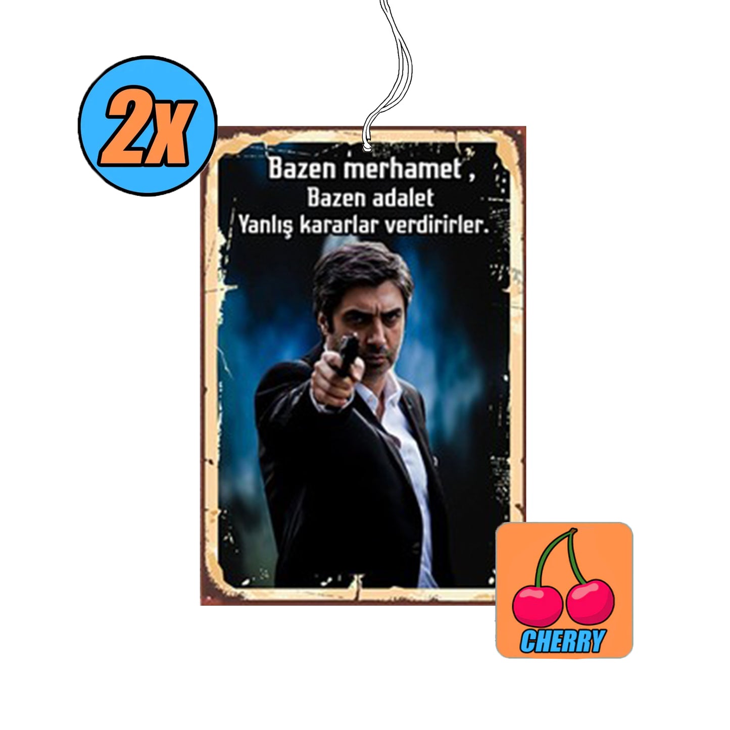 2x Kurtlar Vadisi Polat Alemdar Duftbaum / Lufterfrischer
