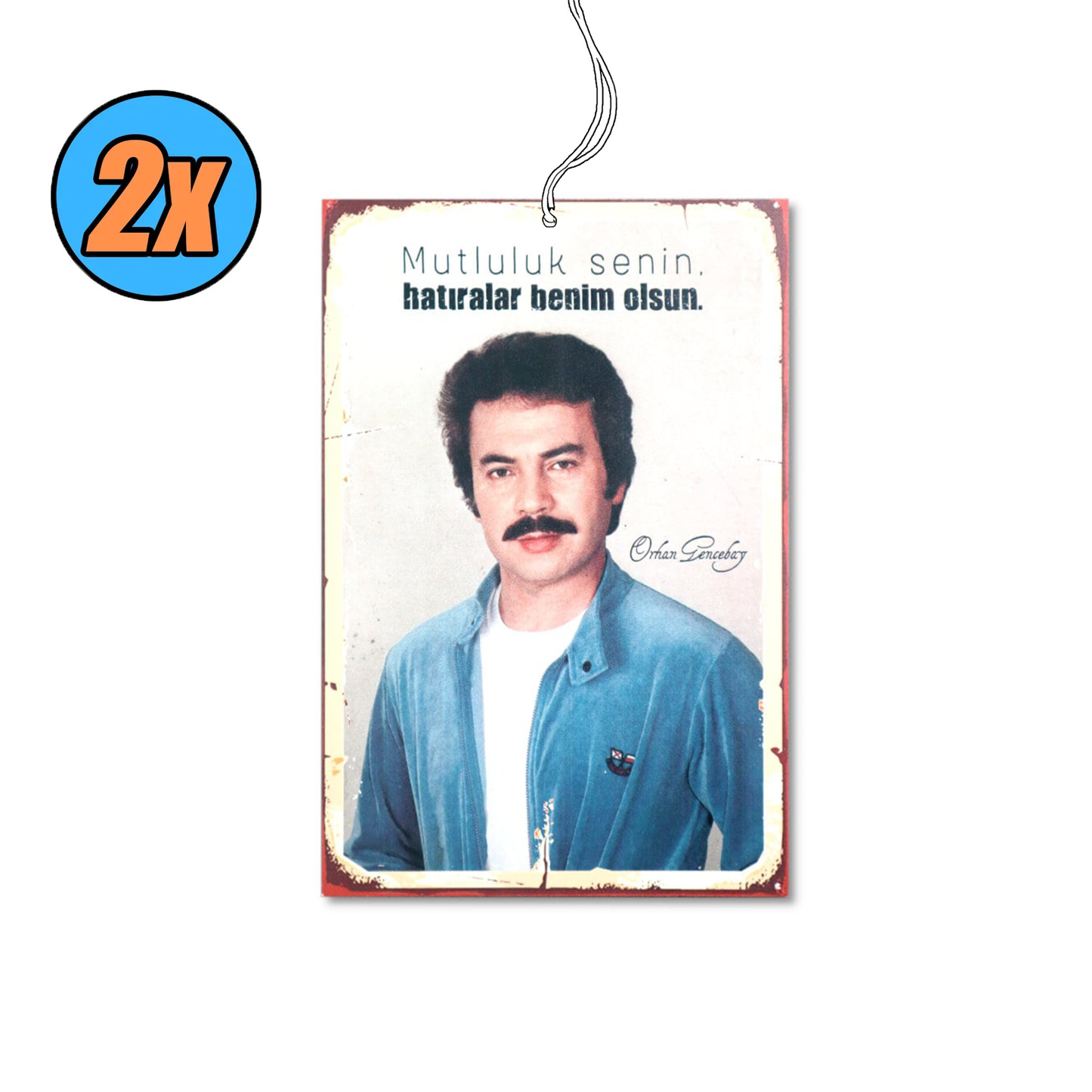 2x Orhan Gencebay Duftbaum / Lufterfrischer