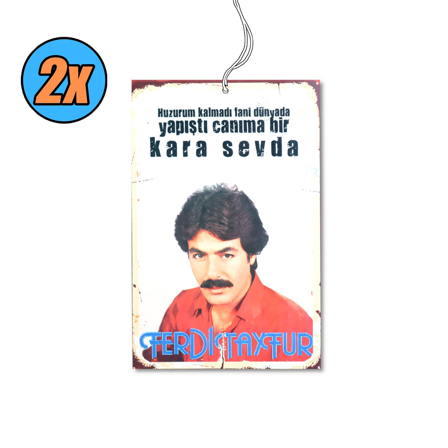 2x Ferdi Tayfur Kara Sevda Duftbaum / Lufterfrischer