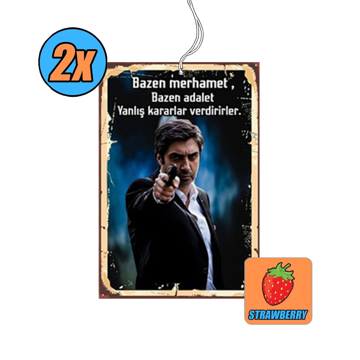 2x Kurtlar Vadisi Polat Alemdar Duftbaum / Lufterfrischer