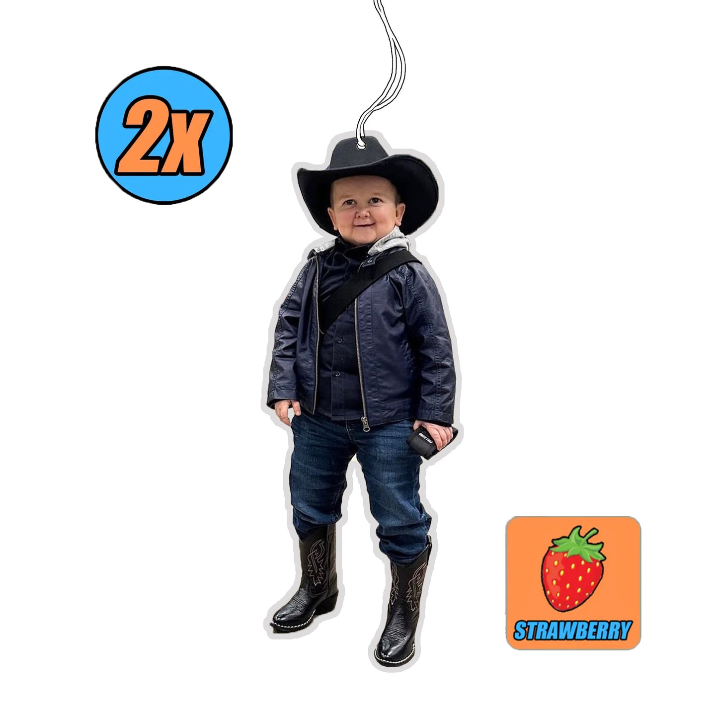 2x HASBULLA COWBOY Duftbaum / Lufterfrischer