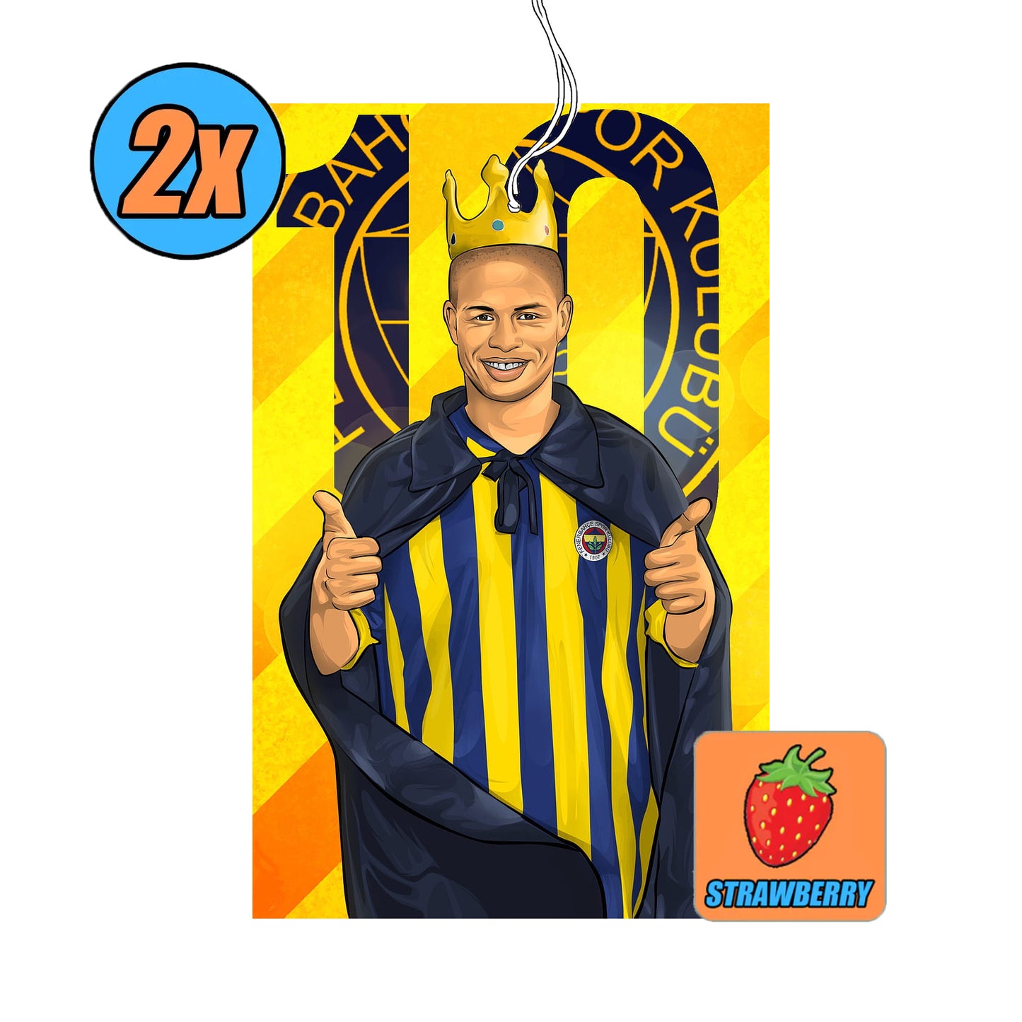 2x Kral Alex De Souza Duftbaum / Lufterfrischer