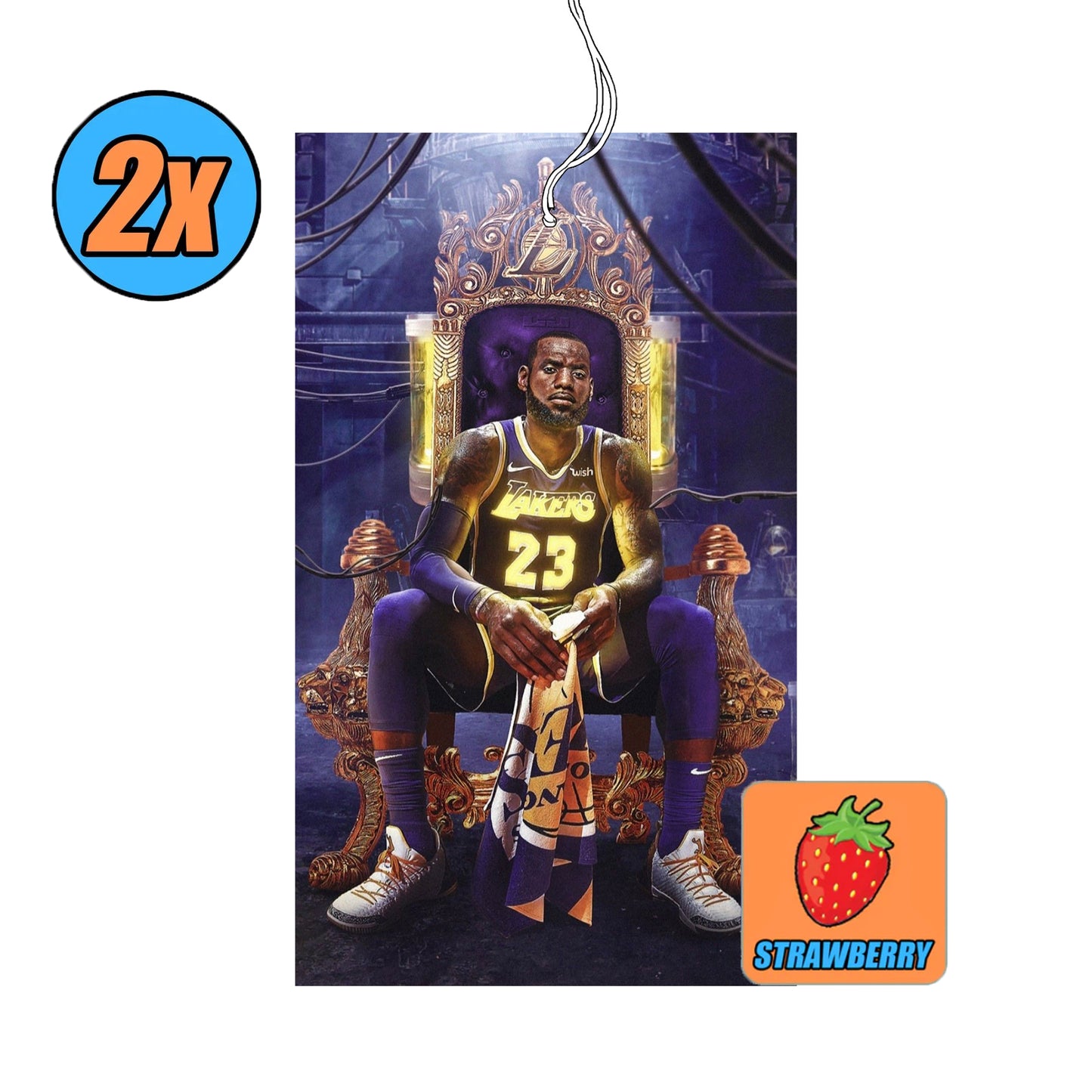 2x LeBron James Duftbaum / Lufterfrischer
