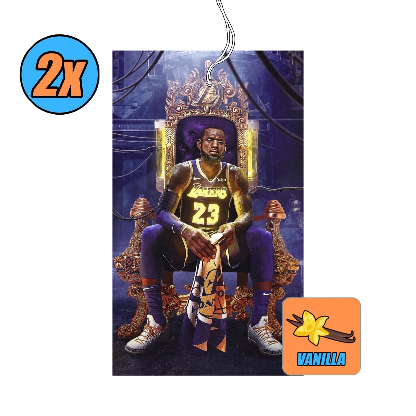 2x LeBron James Duftbaum / Lufterfrischer