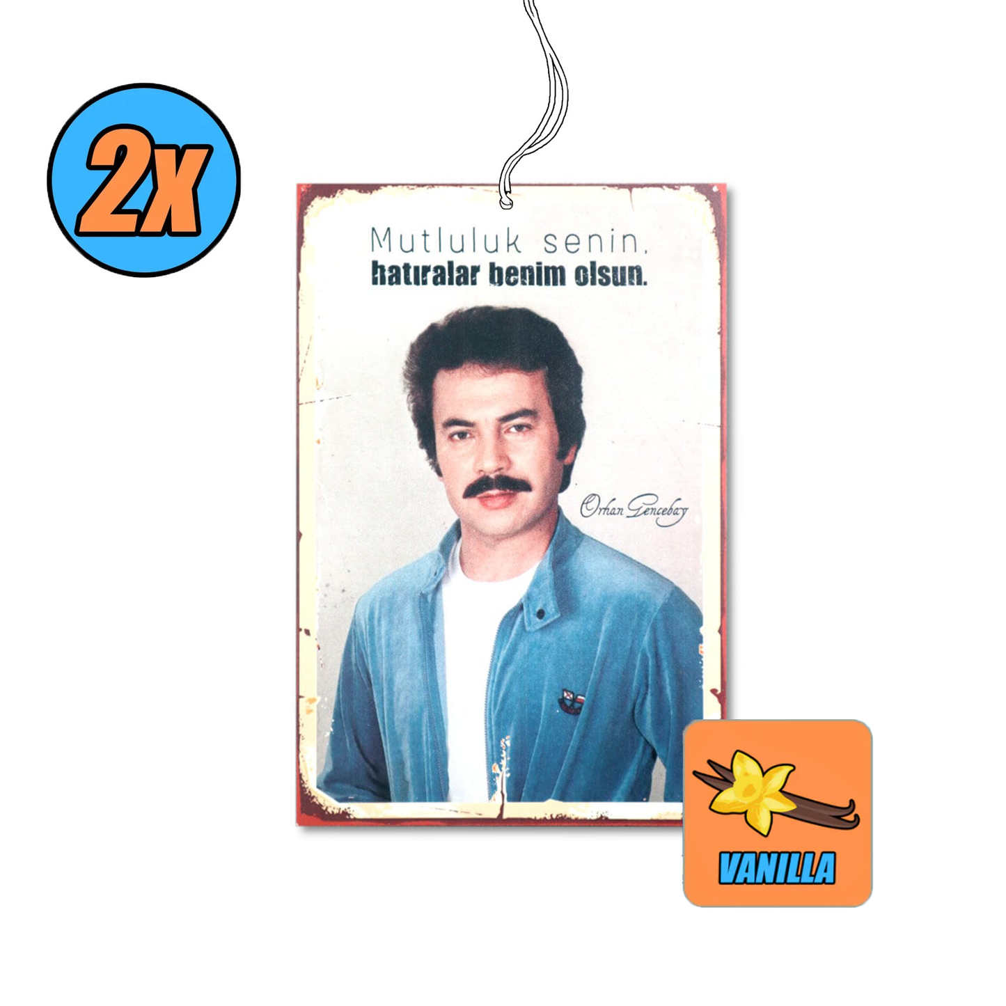 2x Orhan Gencebay Duftbaum / Lufterfrischer
