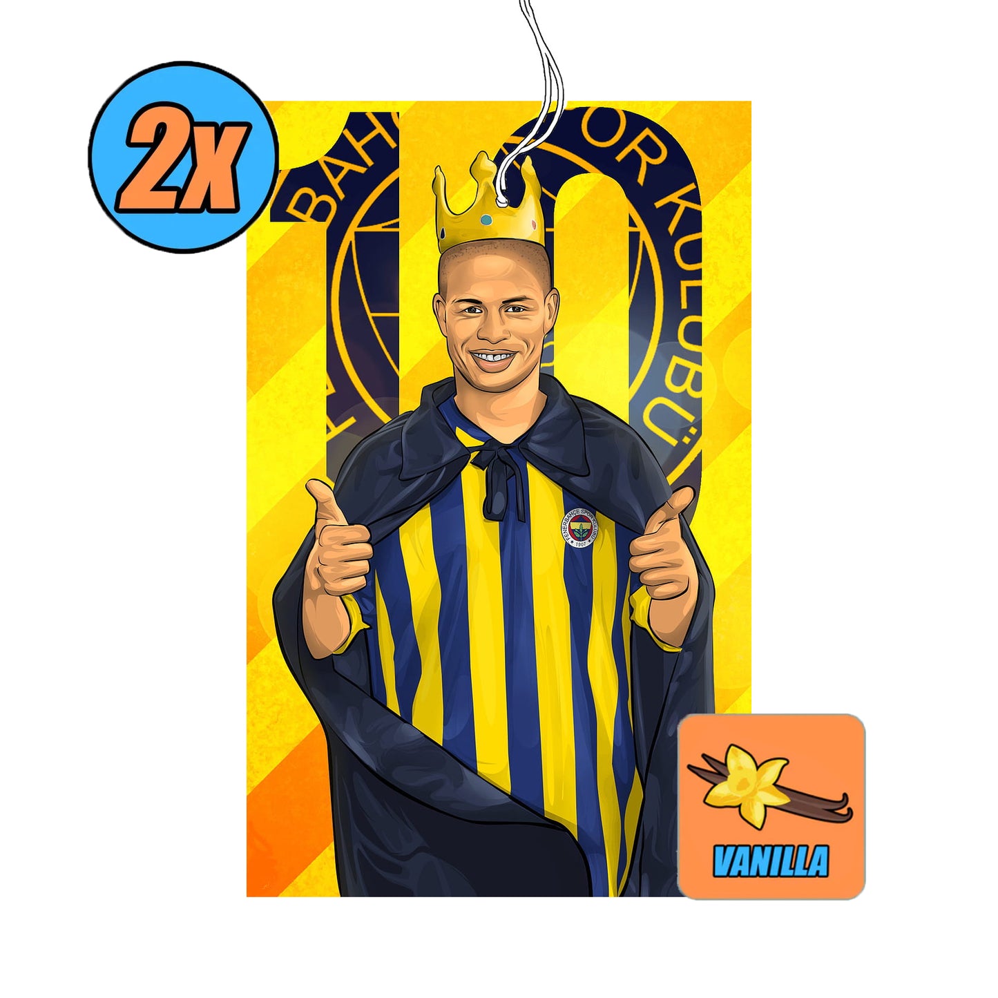 2x Kral Alex De Souza Duftbaum / Lufterfrischer