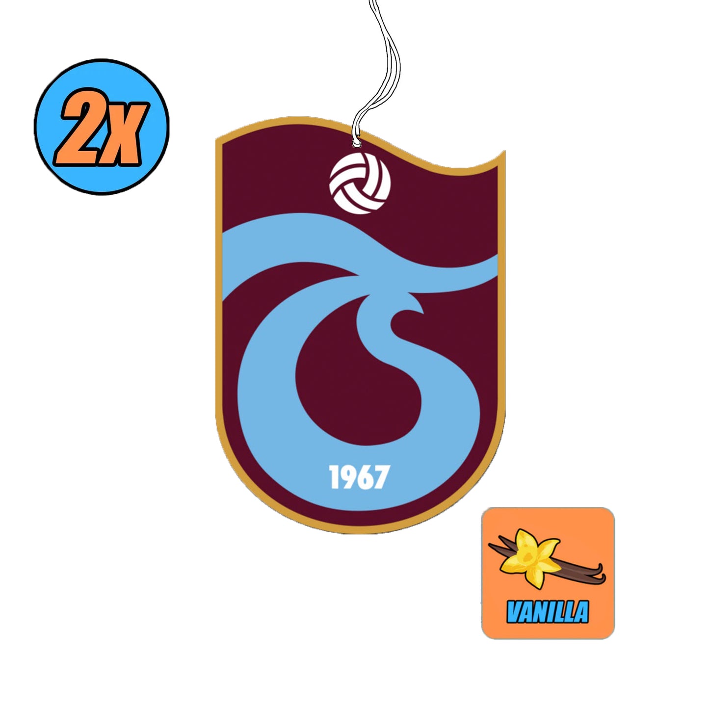 2x Trabzonspor Duftbaum / Lufterfrischer