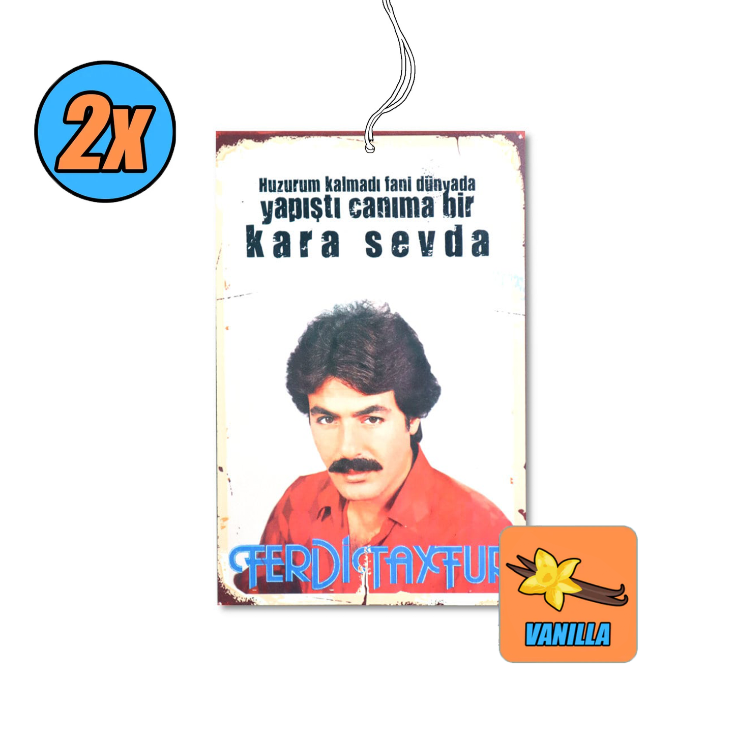 2x Ferdi Tayfur Kara Sevda Duftbaum / Lufterfrischer