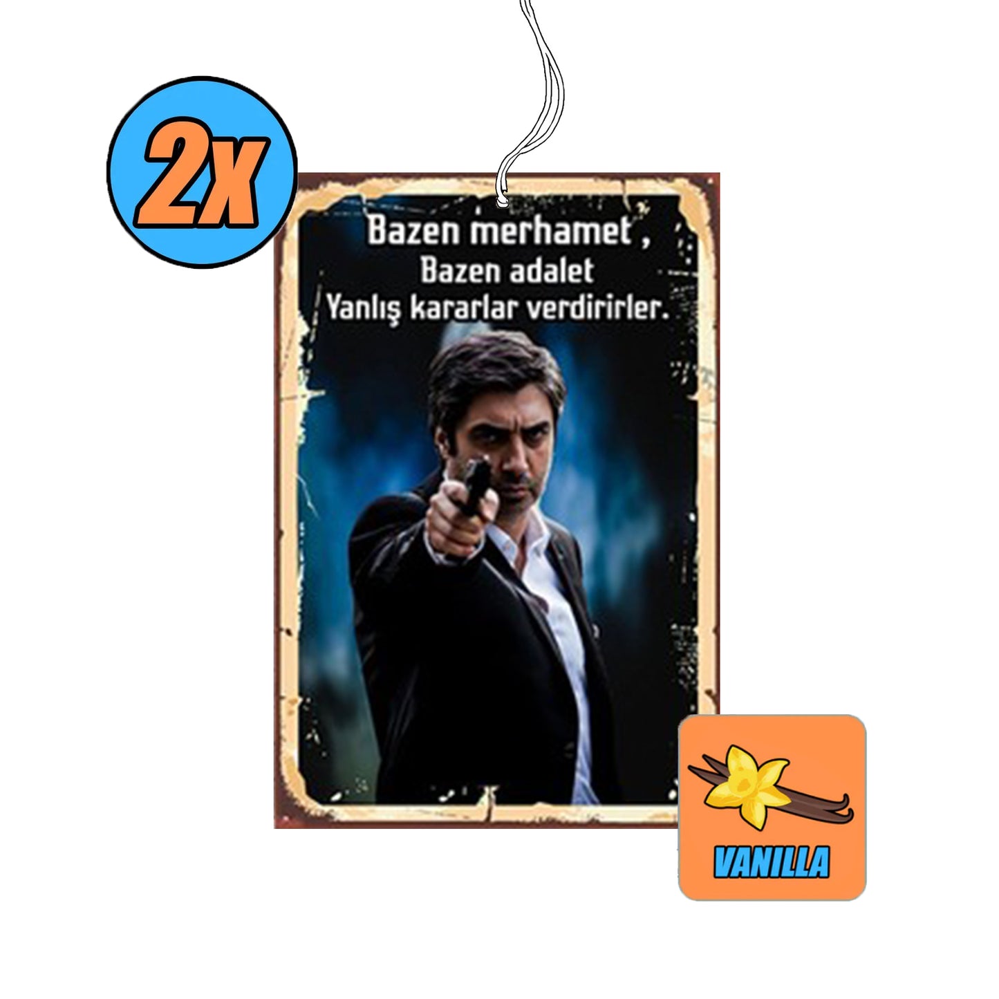 2x Kurtlar Vadisi Polat Alemdar Duftbaum / Lufterfrischer