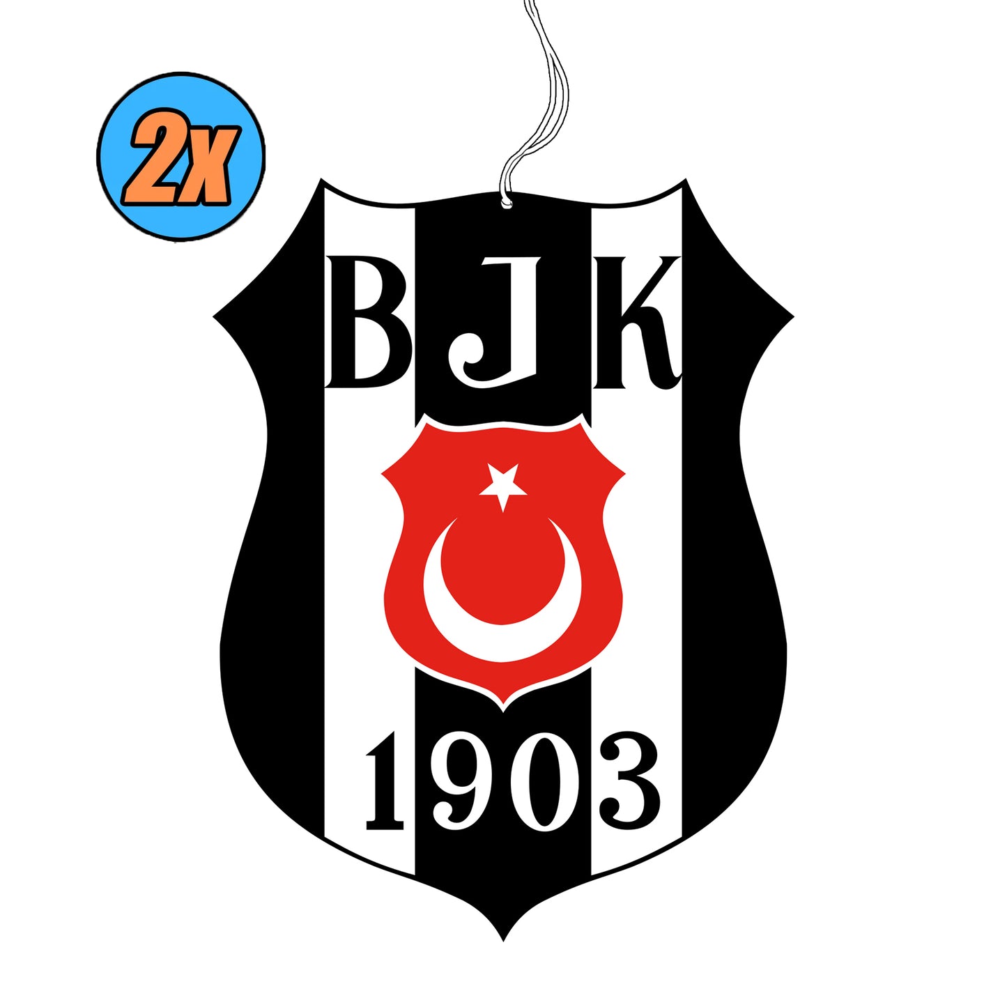 2x Besiktas JK Duftbaum / Lufterfrischer