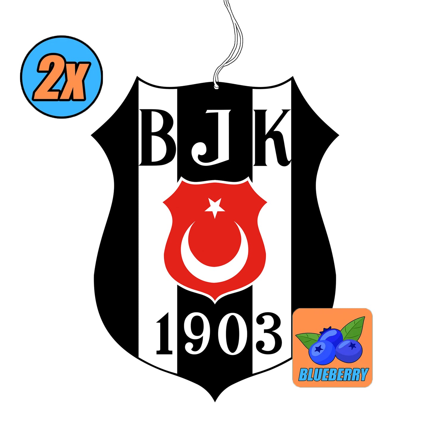 2x Besiktas JK Duftbaum / Lufterfrischer