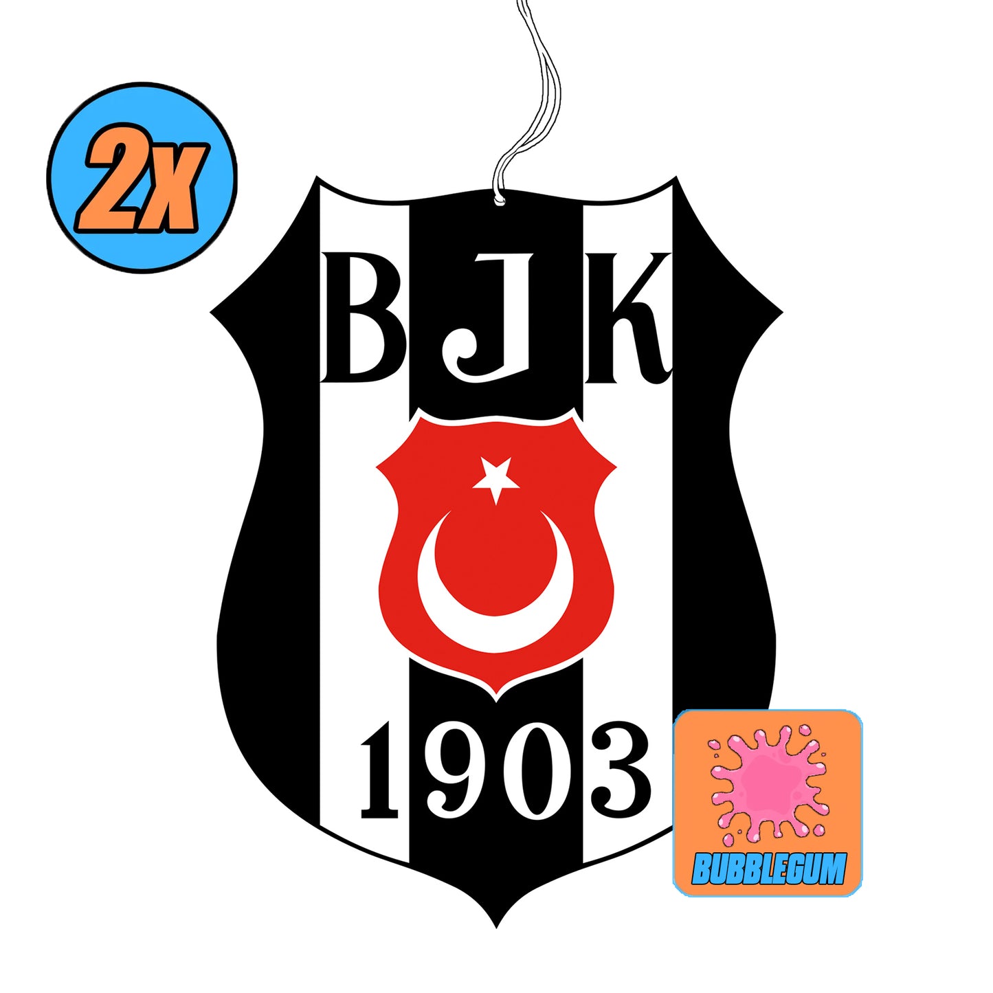 2x Besiktas JK Duftbaum / Lufterfrischer