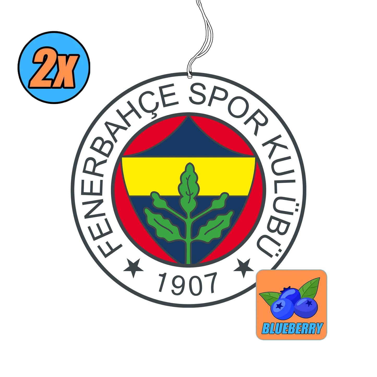 2x Fenerbahçe Duftbaum / Lufterfrischer